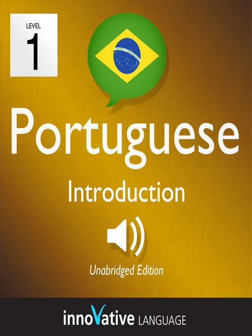 Cover image for Learn Portuguese: Level 1: Introduction to Brazilian Portuguese, Volume 1